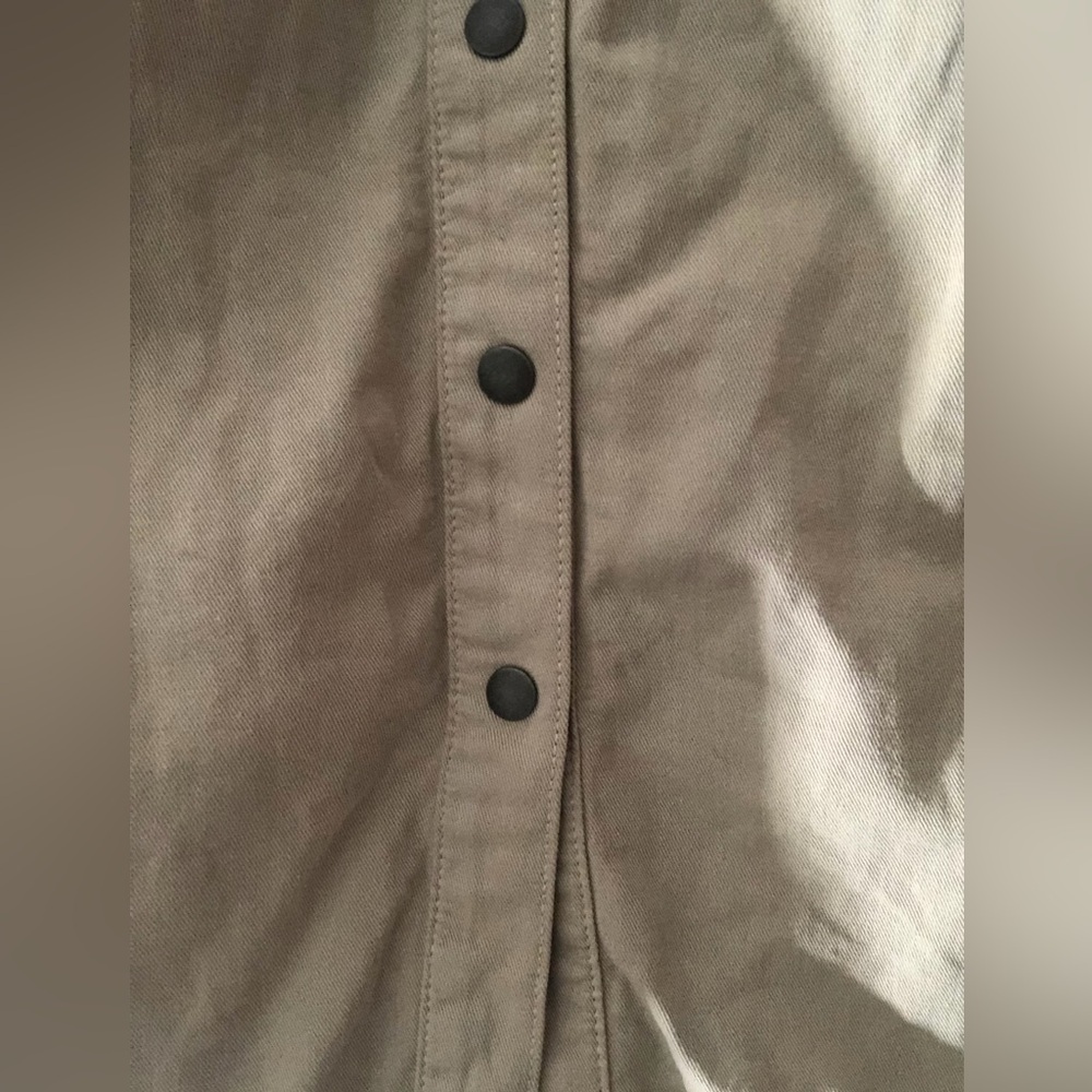 Sezane Clarina Skirt in Safari Beige Size 36 FR Cotton Button Up Midi Skirt - Picture 5 of 16